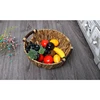 Rattan grass hand-woven durable home water fruit basket bread basket