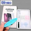 3D case friendly full glue nano liquid tempered glass screen protector for Samsung s6edge s7edge s8 note9 s9 plus