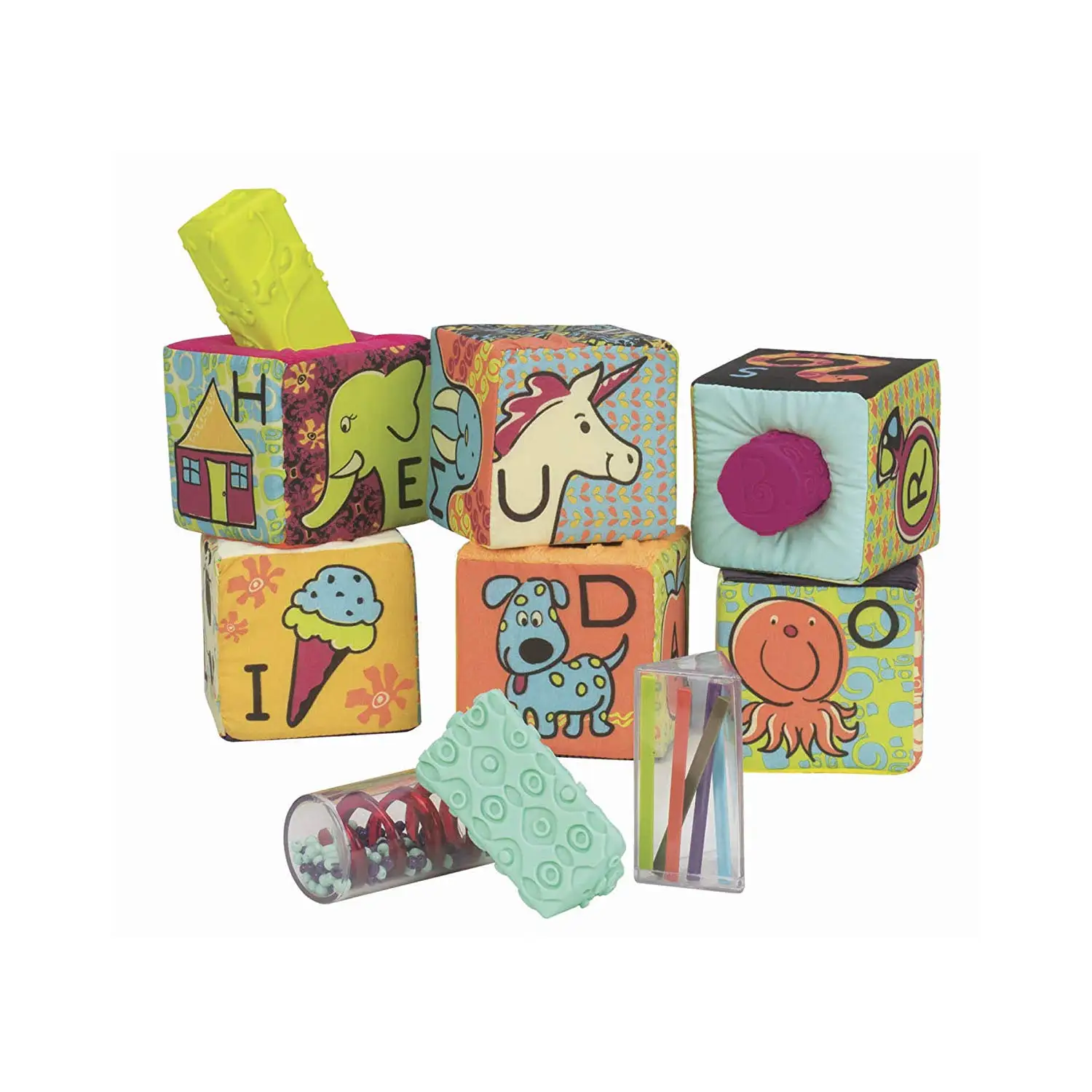 b toys soft blocks