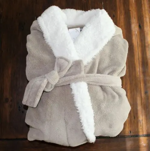 New Pottery Barn Cozy Sherpa Robe Large Men S And Women S Sand