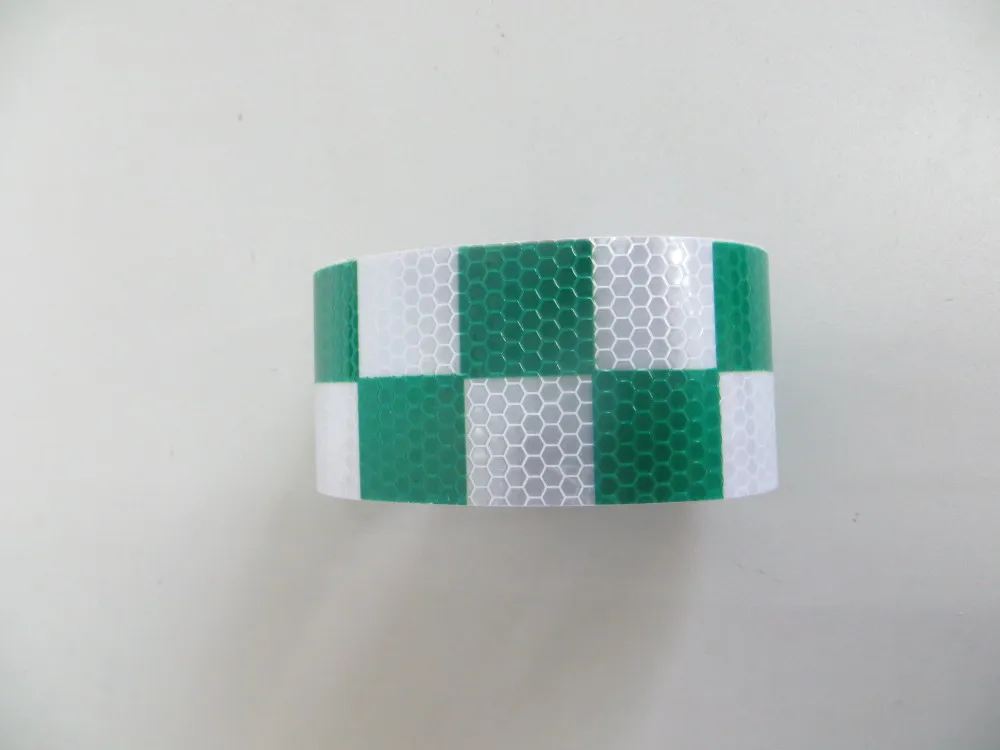 New High Intensity Chequer Chequered Reflective Tape Vinyl roll Self-Adhesive 