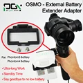 PGY DJI OSMO External phantom 3 4 Battery Extender Adapter connector battery X5 X3 Handheld gimbal