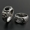 High Quality 925 Sterling Silver Jewelry Black natural Onyx Designer rings jewelry women men gift