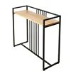 Nordic simple modern table, living room furniture rack, iron art wall side table