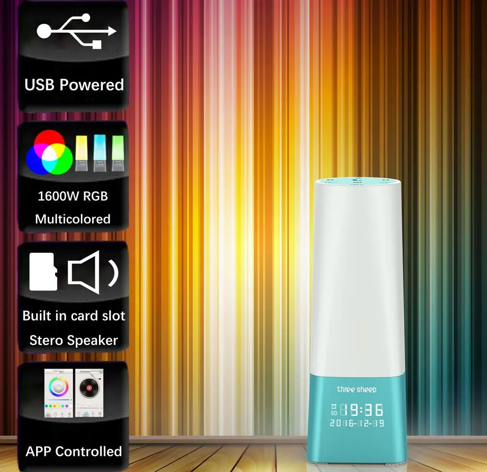 Light Therapy Lamps,Sleep Therapy Wake Up Light Alarm Clock With