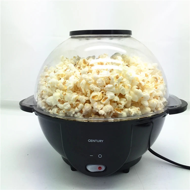Electric Hot Oil Popcorn Popper Machine With Stirring Rod Offers Large