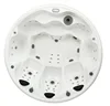 SM097 Soaking Hydro free standing round bath in home 6 person indoor bathroom pool massage round hot spa tub