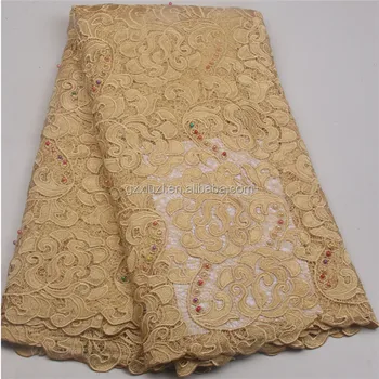 beaded guipure lace fabric