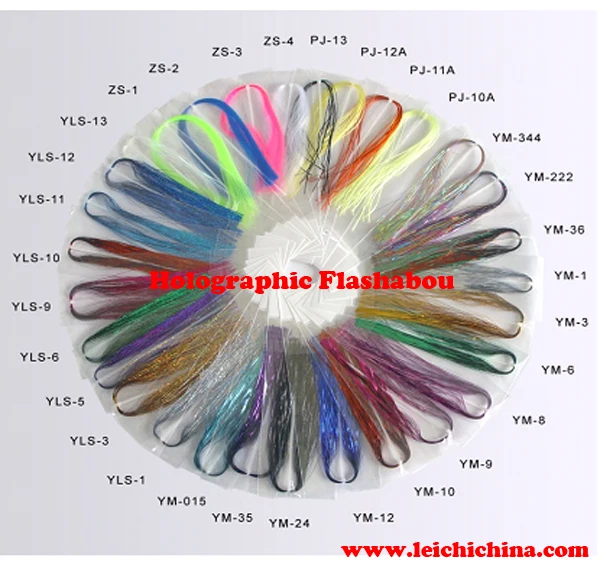 Wholesale Cheap Fly Tying Materials Fly Tying Yarn Holographic