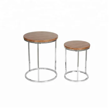 Round Modern Nest Table Gl Top Coffee Side Set Round Modern Nest Table Gl Top Coffee Side Set