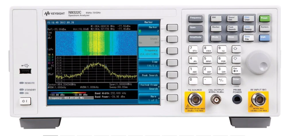 N9322c базовый анализатор сигналов bsa от 9 кгц до 7 ггц