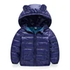 YY10122B Custom outdoor colorful packable foldable kids boys and girls winter ultra light puffer children down jacket