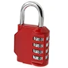 Factory Wholesale Zine-alloy Cartoon Luggage Password Padlock Mini Combination Lock