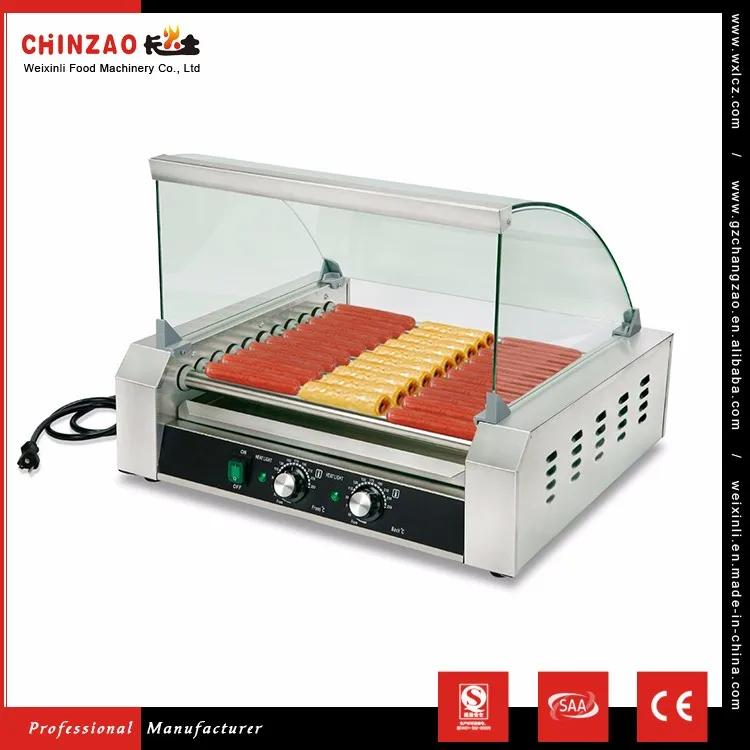 Hot Sale Automatic Snack Processing Machinery Hot Dog Grill Machine