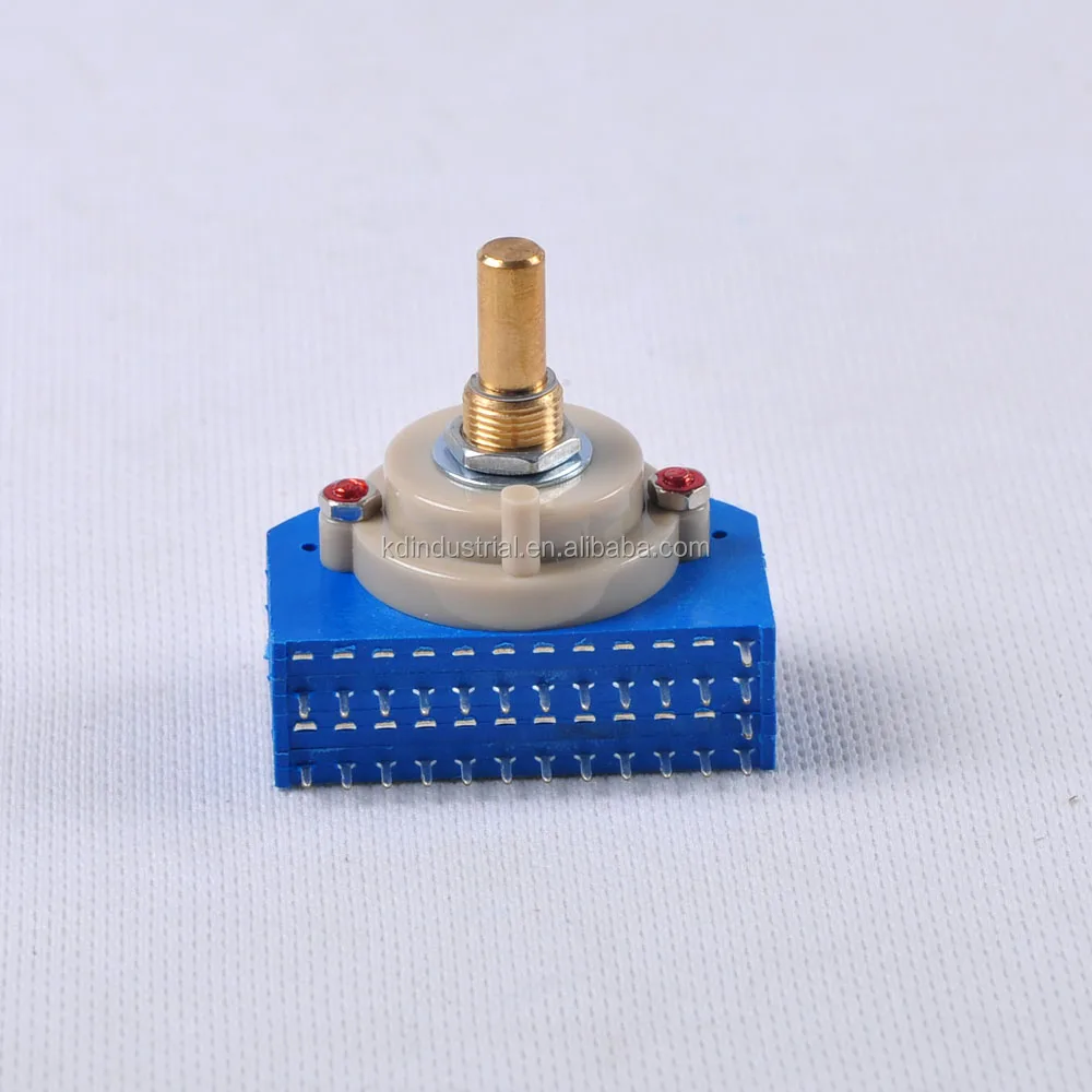 Oem 2pole 12step High Quality Pcb Mounting Solid Shaft Rotary Switch ...