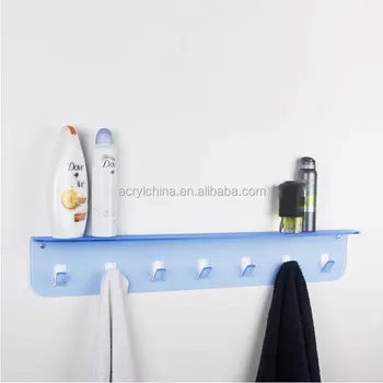 High Quality Wall Mounted Acrylic Bathroom Shelf High Quality Wall Mounted Acrylic Bathroom Shelf