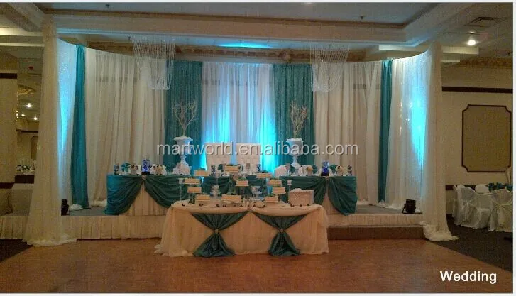 2020 Adjustable Aluminum Pipe Drape Backdrop Stand Wedding Pipe