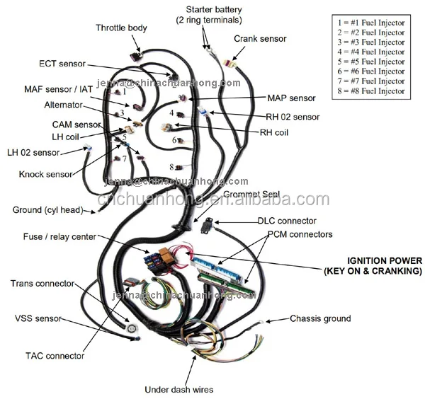 03-07 Ls1/ls6 Ls2/3/7 4.8 5.3 6.0 6.2 Vortec Engine Standalone Wiring  Harness 4l60e Transmission For Chevy,Gmc Hummer Truck - Buy 4l60e  Transmission Harness,Ls1/ls6 Ls2/3/7,4.8 5.3 6.0 6.2 Vortec Engine Harness  Product on Alibaba.com Suzuki ATV Wiring Diagrams Alibaba