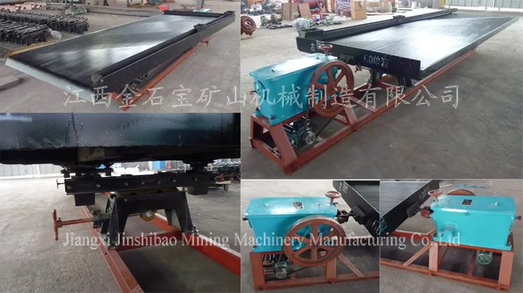 6s Vibration Shaking Table Lead Ore Processing Plant