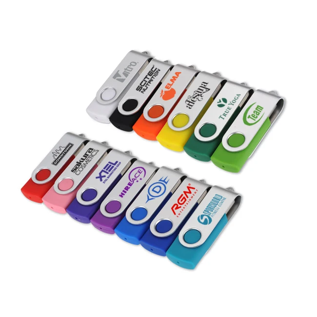 Custom Swivel usb flash drive promotion gift U disk - ANKUX.COM