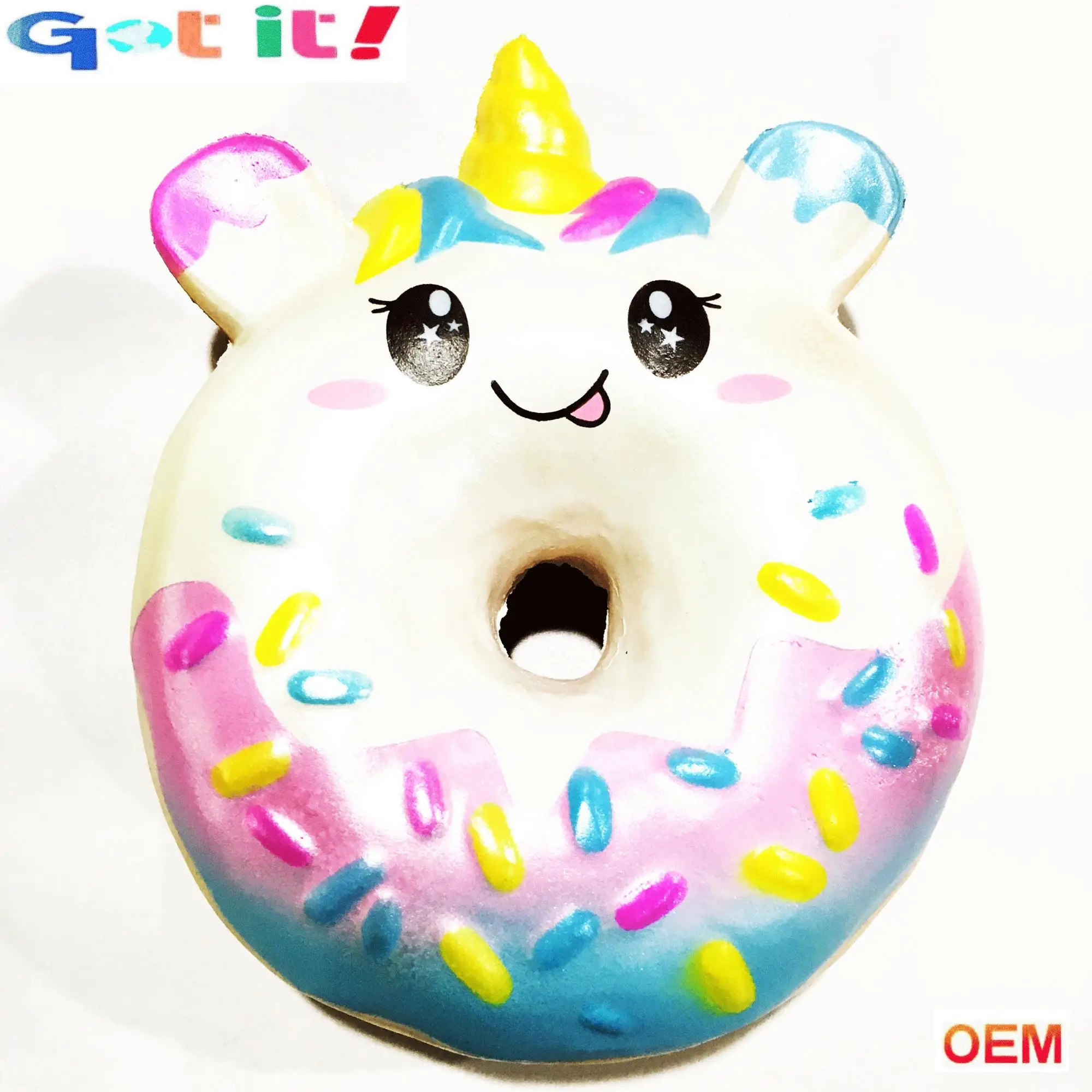 unicorn squishy donut