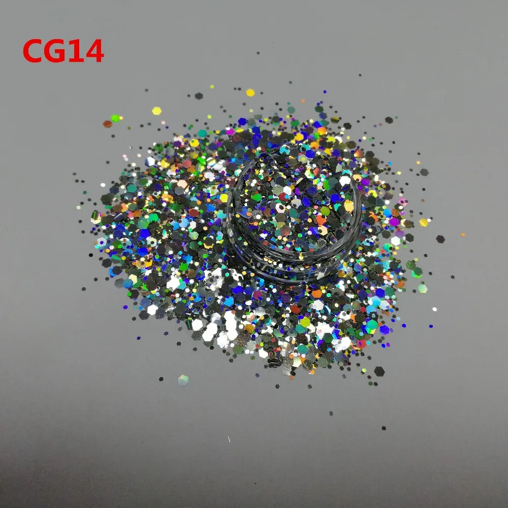 Wholesale Polyester Chunky Cosmetic Glitter For Mixed Body Glitter