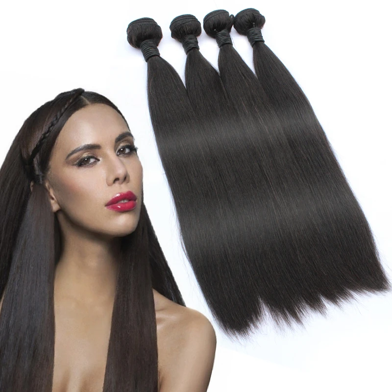 Mink Hair Bundles Straight Unprocessed Indian Straight Hair Weave Cuticle Aligned Hair Mink