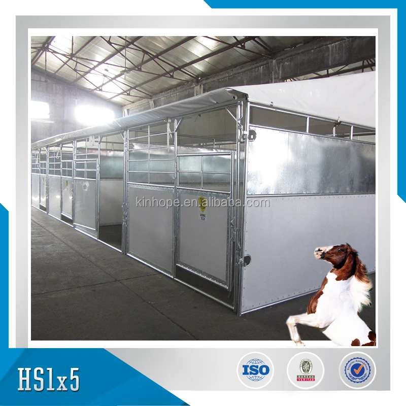 Iso Approved Equestrian Equipment Cover Availiabled Galvanized Portable