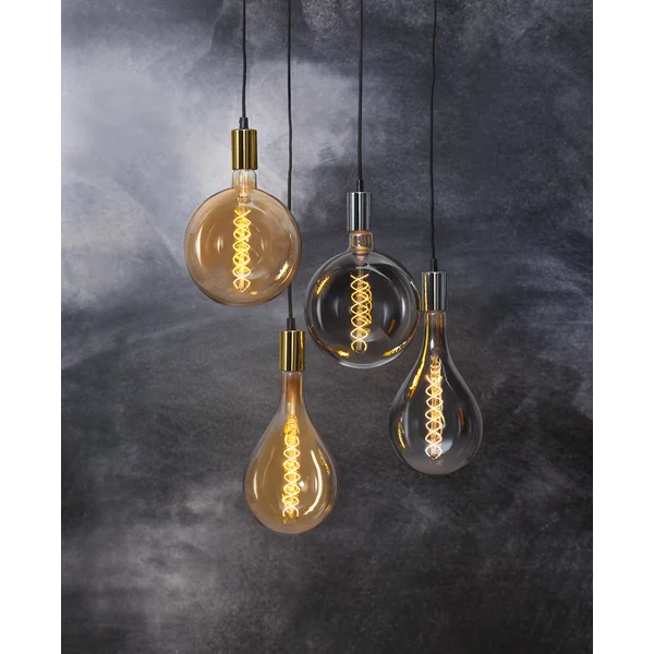 New product Oversized Amber 220V 120V Decoration Vase Straight Filament