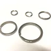 2019 Best Selling Stainless Steel Material Made Round Split Key Ring Iso Pass