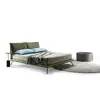 2018 Night Collection Italian Design Fashion Bed With Metal Frame And Leg