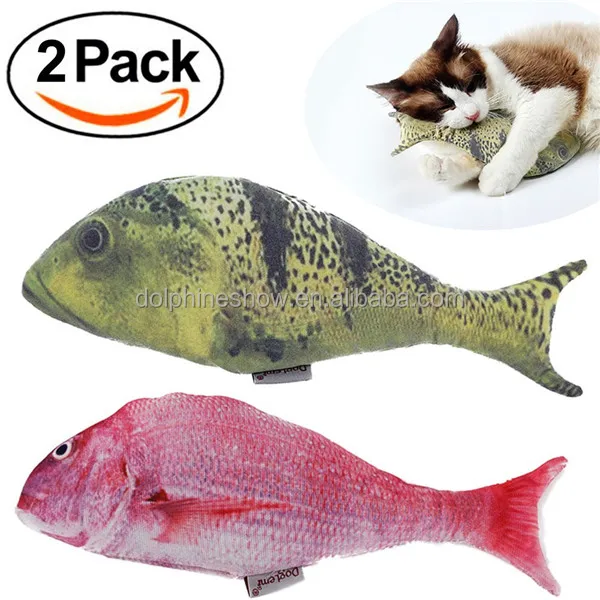 cat fish toy with catnip