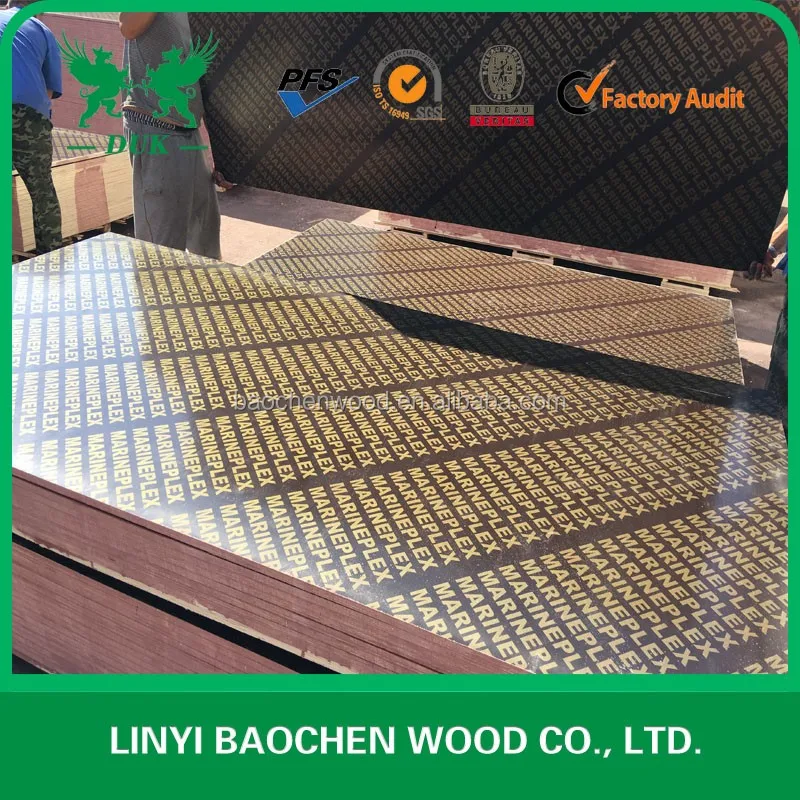 Shutter Boards/marine Plex 18mm Thick,4feet Width Formwork Plywood