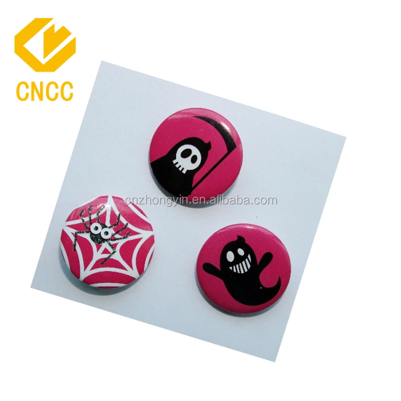 Custom Tin Button Badge Halloween Decoration Pin Badge