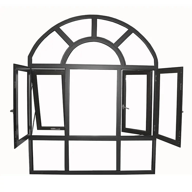 Energy saving sound proof pictures aluminum window and door, custom made glass aluminum window