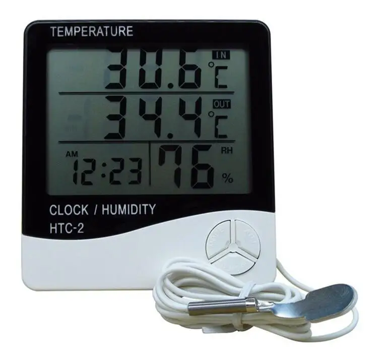 HTC-2 digital room thermometer hygrometer