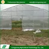 Factory custom plastic film manual roll up tunnel greenhouse