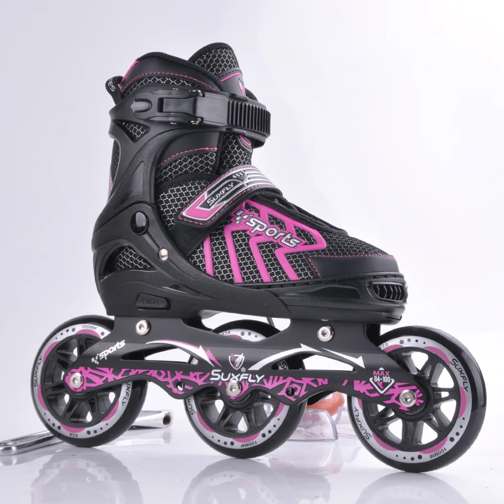 Details about   3 Size Kids Adult Teens Inline Skates Adjustable Roller Blades w/ Flashing Wheel 