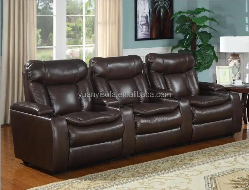 Yrt10833s Comfortable Home Cinema Sofa,Best Leather Power Home Theater