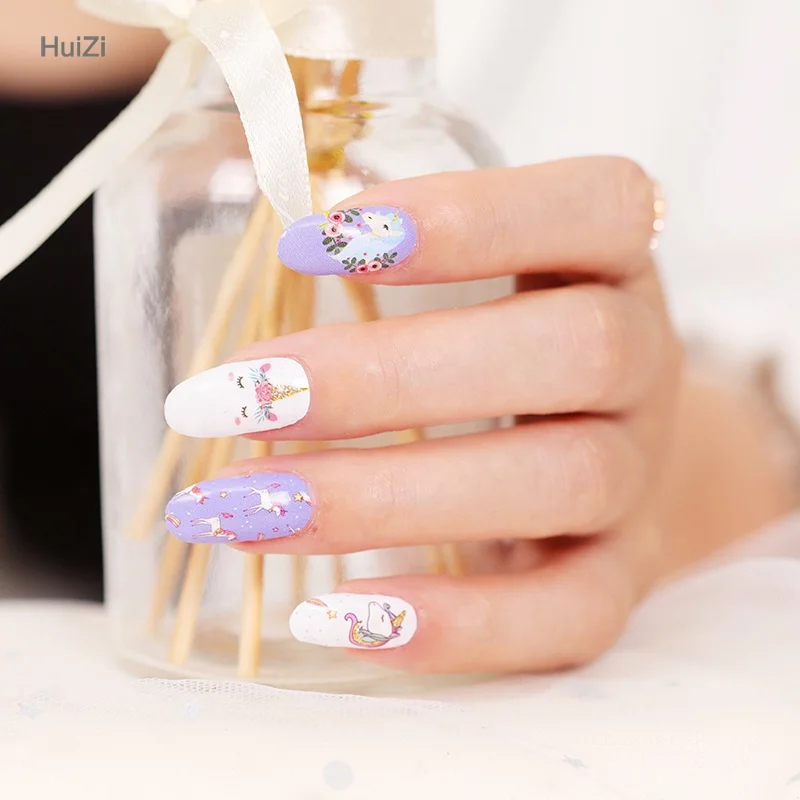 Ny ankomst för koreansk nagelkonst mode nagelkonstdesign klistermärken heta mönster för nagelomslag