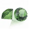 6pcs/lot free shipping 60mm green color New Products Natural Faceted Quartz Crystal Diamond For Sale