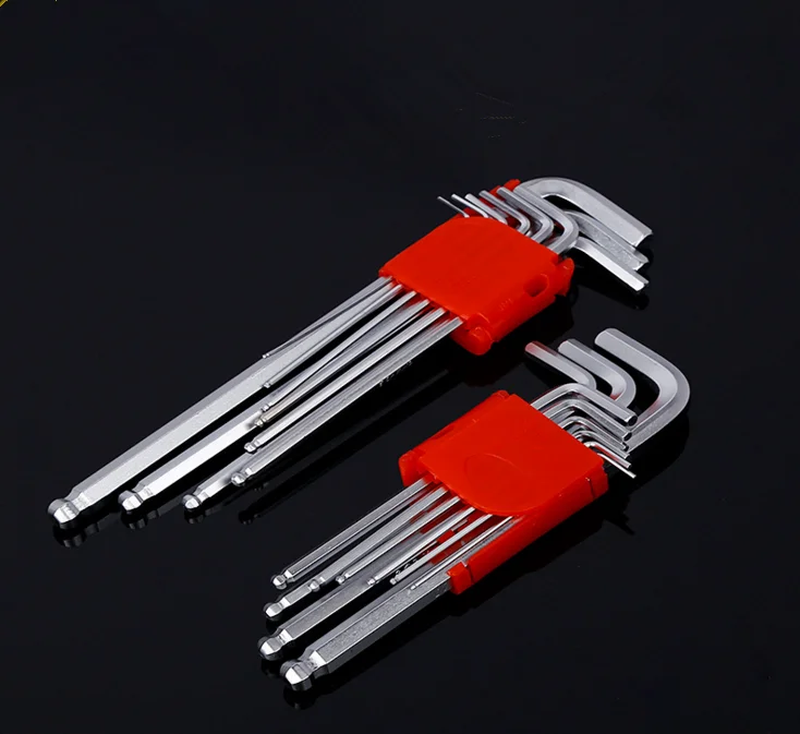 9 pcs Hexagonal key set hex key set(extra long ) Products from Ningbo ...