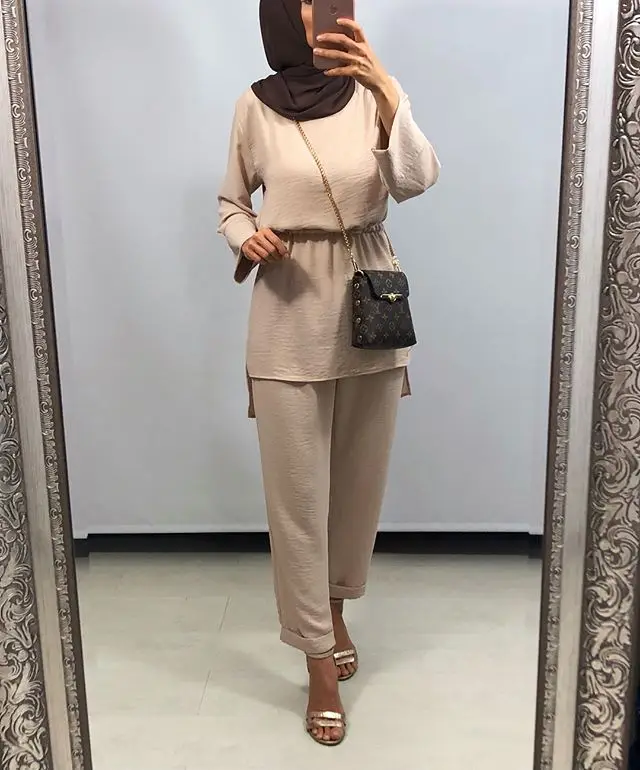 Мусульманский костюм женский с брюками