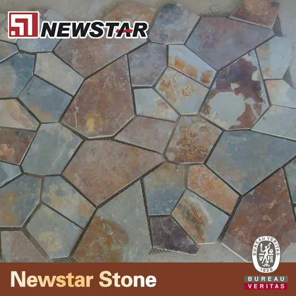 Irregular Paving Stone Outdoor Slate Floor Tiles Paving Stone Outdoor Slate Floor