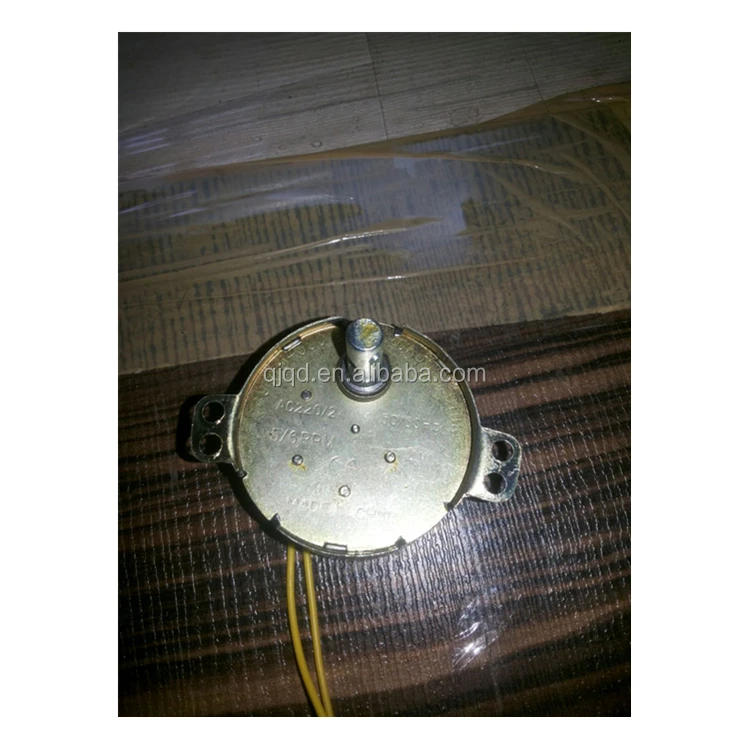 A60KTYZ AC Synchronous Gear Motor 220V 14W 15r//min 7mm Shaft Diameter