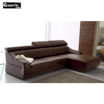 Germany Style Superb Corner Leather Sofa With Adjusted Back Cushion L Shape Living Room Product On