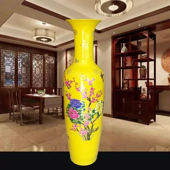 Retail And Wholesale 1meter Tall Ceramic Floor Vases For Indoor