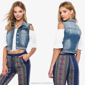 ladies jeans top design