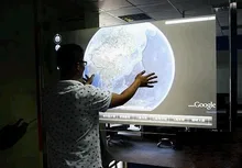 32 inch touch screen foil/ Retail, wholesale transparent 10 points interactive multi-touch foil/film for display, event, show