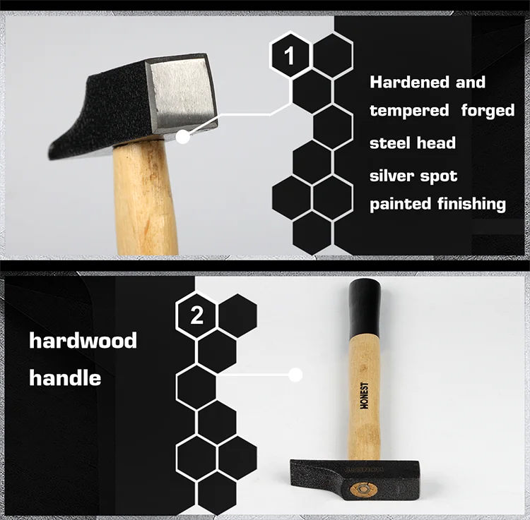 Free sample French Type Machinist Hammer & Joiner's Hammer With Wooden Handle